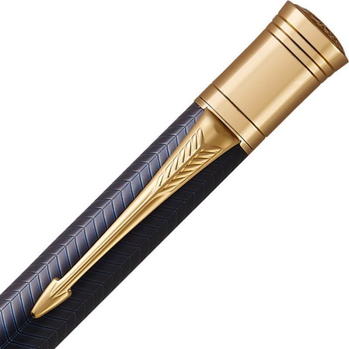 Ручка шариковая Parker DUOFOLD Prestige Blue Chevron GT BP (96 032) изображение 2