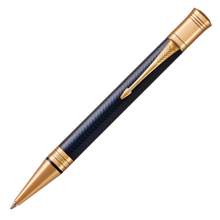 Ручка шариковая Parker DUOFOLD Prestige Blue Chevron GT BP (96 032) изображение 3