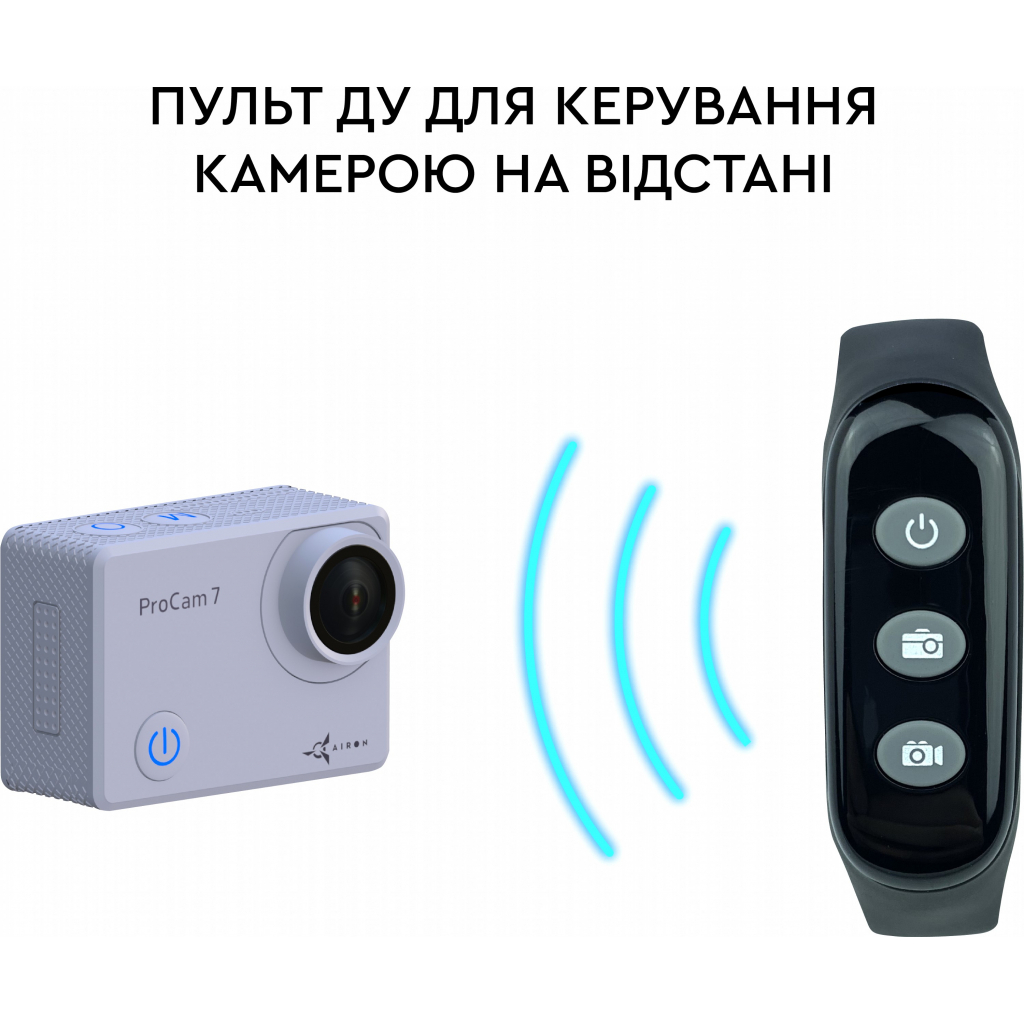 Екшн-камера AirOn ProCam 7 Touch Streamer Kit 15 in 1 (4822356754797) зображення 3