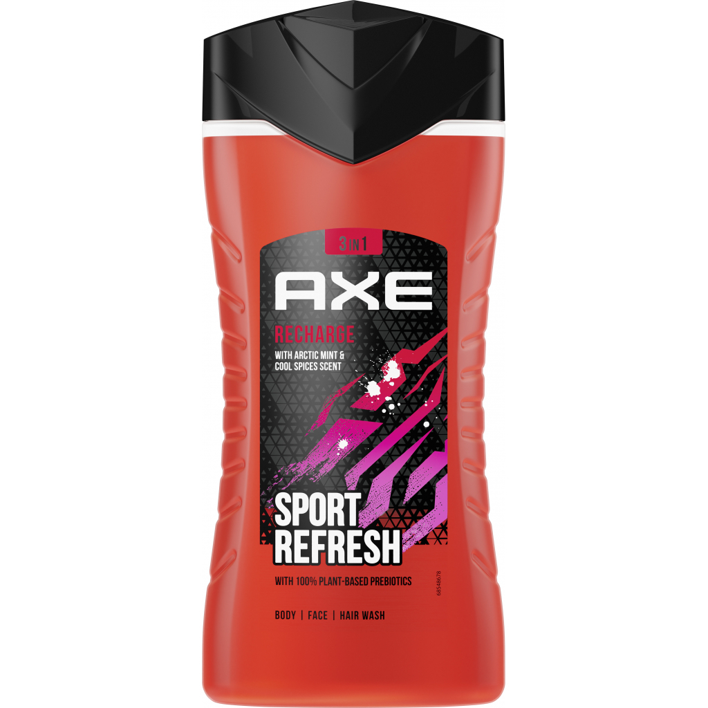 Гель для душа AXE Recharge Sport Refresh 250 мл (8720181123948)