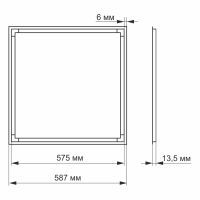 Світильник Videx LED панель ART 40W 4100K (VL-PA404W) зображення 2