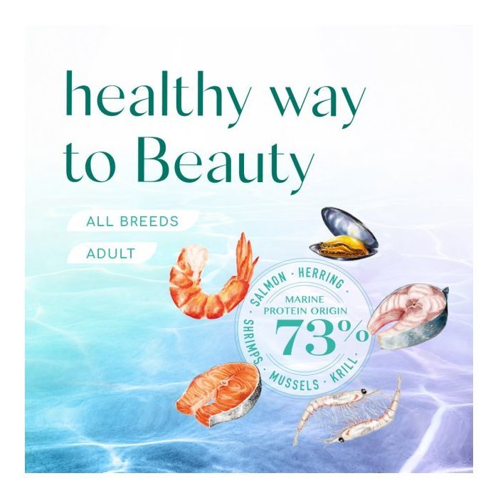 Сухий корм для собак Optimeal Beauty Fitness беззерновий на основі морепродуктів 1.5 кг (4820215366816) зображення 8
