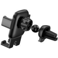 Универсальный автодержатель Baseus Cube Gravity Vehicle-mounted Holder, black (SUYL-FK01) изображение 2