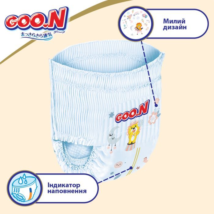 Подгузники GOO.N Premium Soft 7-12 кг размер М унисекс 50 шт (863227) изображение 8
