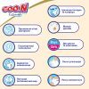 Підгузки GOO.N Premium Soft 7-12 кг розмір М унісекс 50 шт (863227) зображення 9