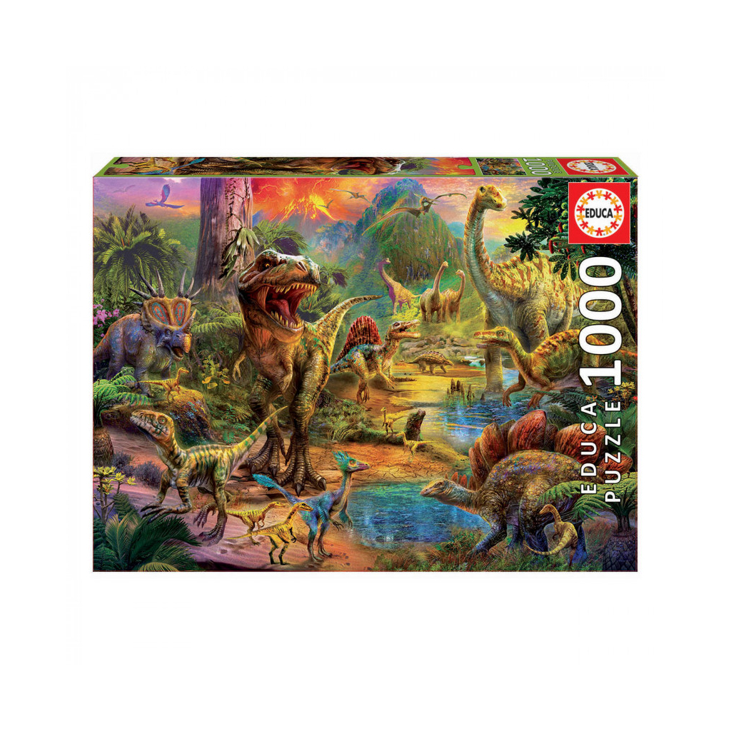 Пазл Educa Земля динозавров 1000 элементов (6336915)