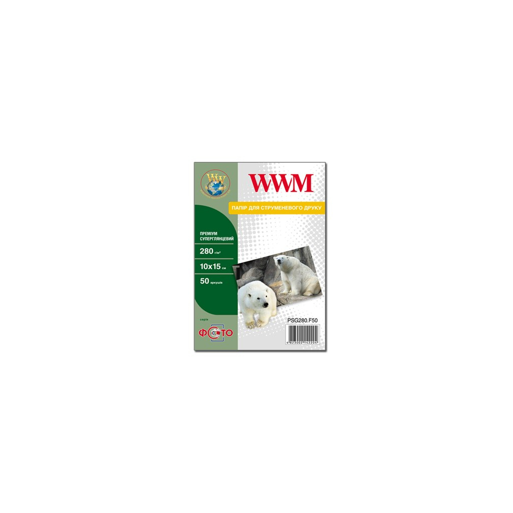 Фотопапір WWM 10x15 Premium (PSG280.F50)