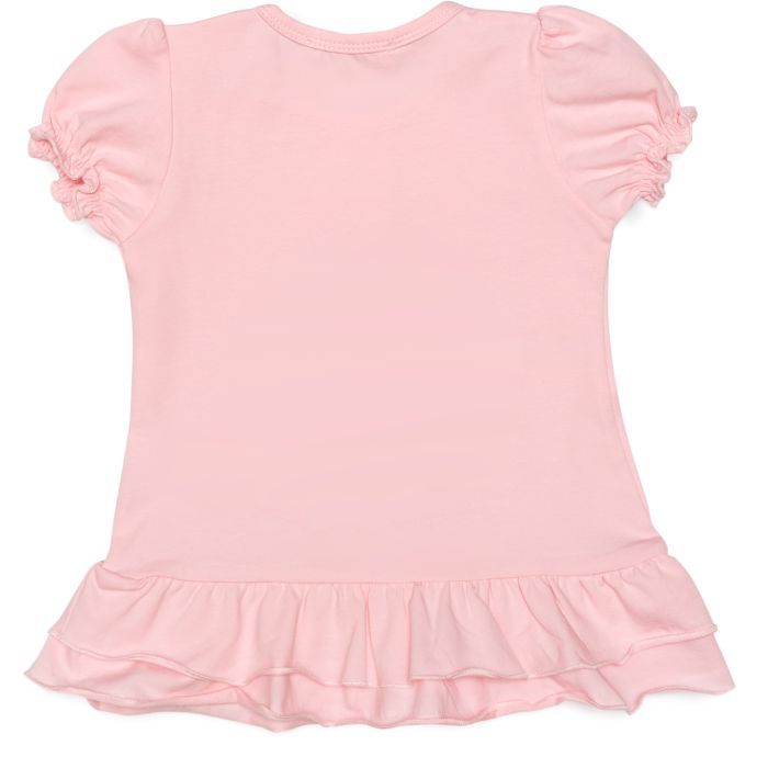 Футболка дитяча Breeze з квіточками (14352-92G-pink) зображення 2