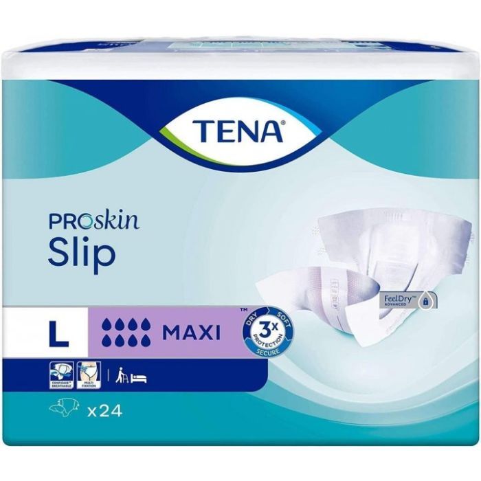 Подгузники для взрослых Tena Slip Maxi Large 24 шт, 92-144 см 8 капель (7322541118574)