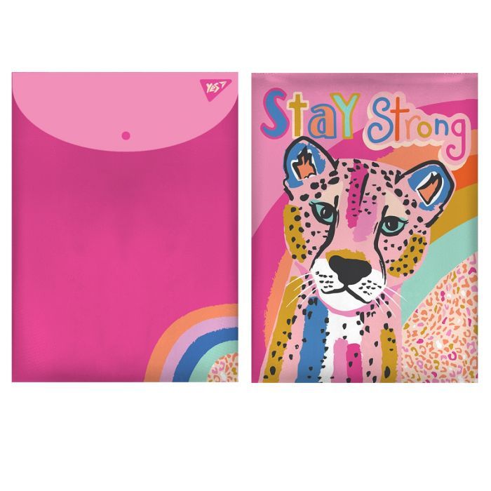 Папка - конверт Yes на кнопке А4 Pink Panther (491881)