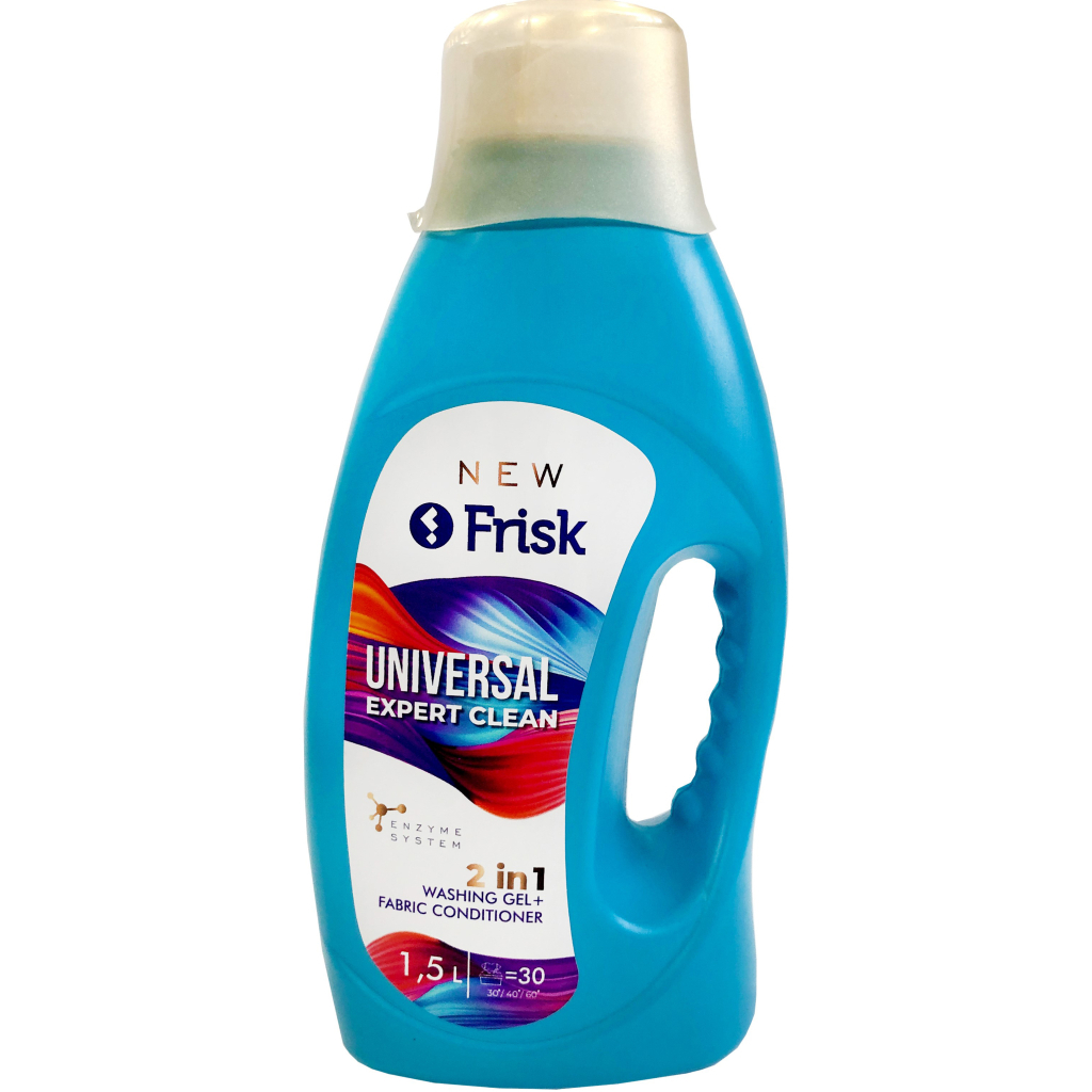 Гель для стирки Frisk Universal Expert Clean 2 in 1 1.5 л (4820197121250)