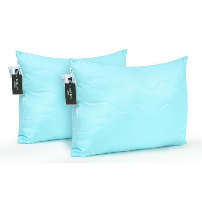 Ковдра MirSon Набір вовняний №1679 Eco Light Blue Ковдра 155х215 + подушки (2200002656764) зображення 5