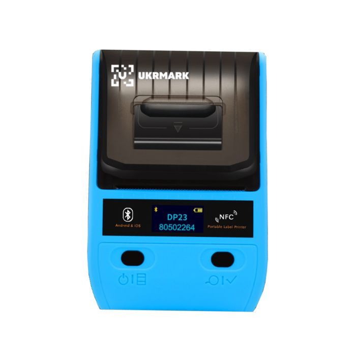 Принтер этикеток UKRMARK AT 10EW USB, Bluetooth, NFC, blue (900319)