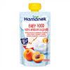 Детское пюре Hamanek Яблоко Абрикос Сыр, 120 г (8595139783921)