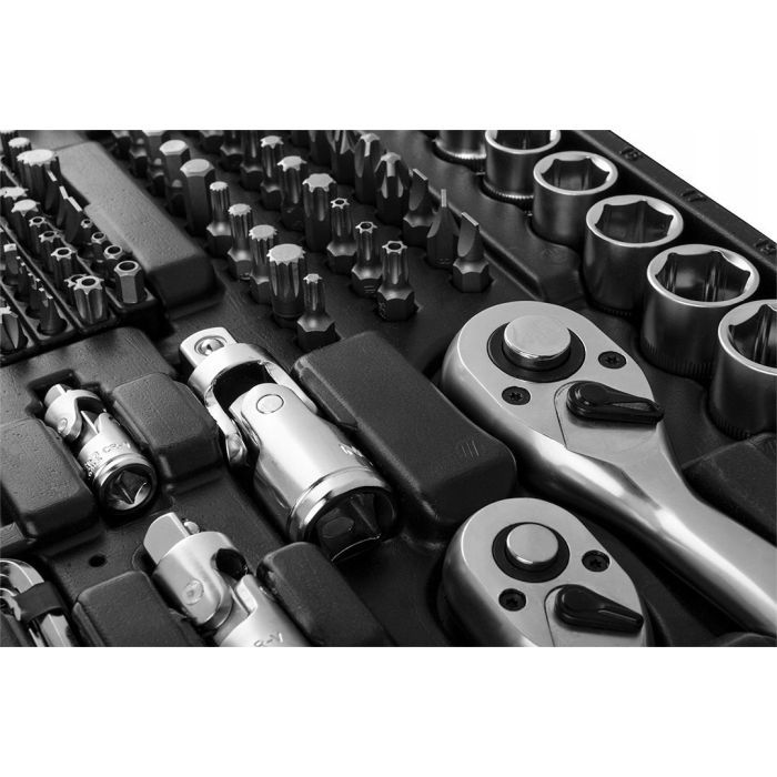 Набор инструментов Neo Tools 1/2", 3/8", 1/4", 216 шт. (10-216) изображение 6