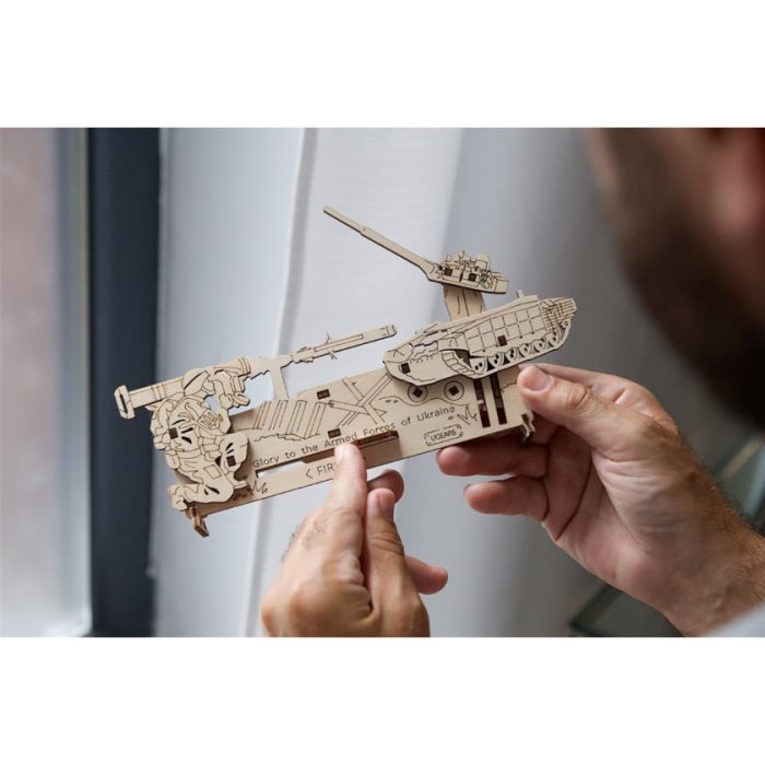 Конструктор Ugears Выстрелил – забыл (6337307) изображение 6