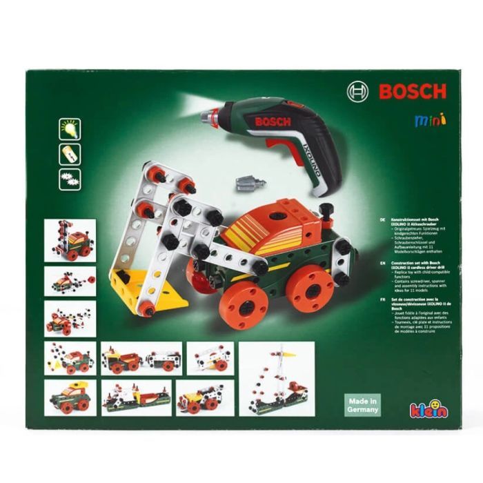 Конструктор Bosch многофункциональный, шуруповерт Ixolino II, 110 предметов (8497) изображение 2