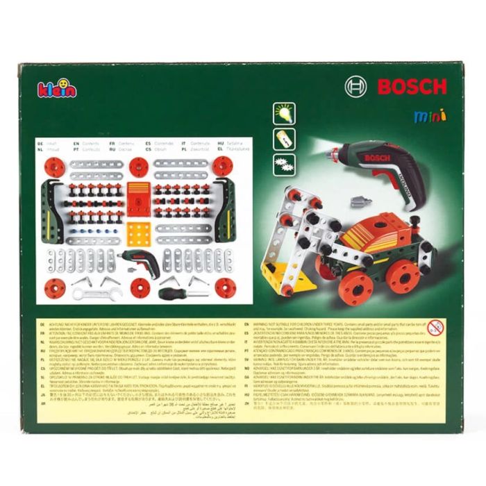 Конструктор Bosch многофункциональный, шуруповерт Ixolino II, 110 предметов (8497) изображение 3