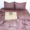 Постельное белье MirSon Satin Stripe 30-0006DarkBrown 160х220 Семейный (2200005249499) изображение 3
