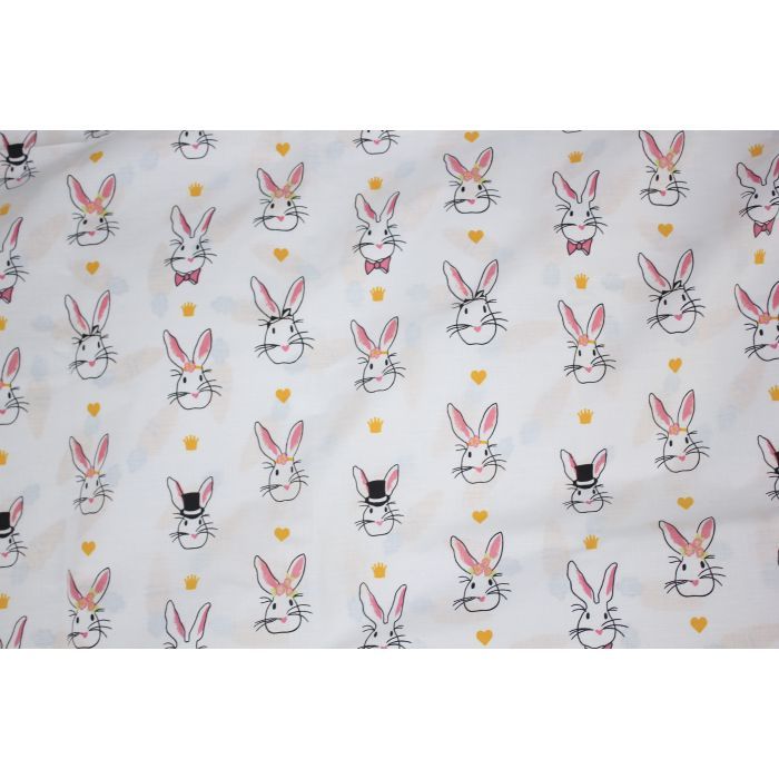 Постільна білизна MirSon Бязь 17-0529 Bunnies white Односпальний (2200003674002) зображення 6
