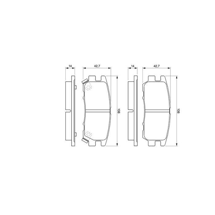 Тормозные колодки Bosch 0 986 461 768 изображение 4