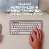 Клавіатура Logitech K380 Multi-Device Bluetooth UA Sand (920-011165) зображення 2