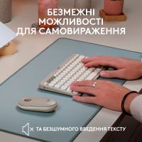 Клавіатура Logitech K380 Multi-Device Bluetooth UA Sand (920-011165) зображення 3