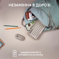 Клавіатура Logitech K380 Multi-Device Bluetooth UA Sand (920-011165) зображення 5