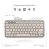 Клавіатура Logitech K380 Multi-Device Bluetooth UA Sand (920-011165) зображення 6