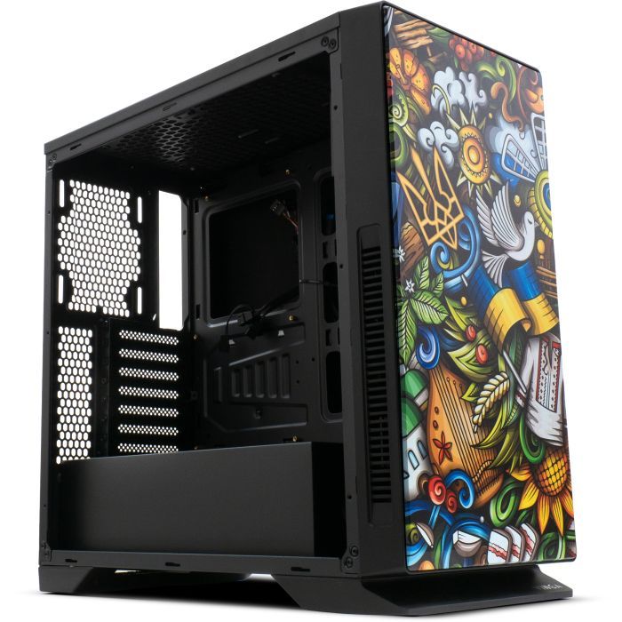 Корпус Vinga Black Widow Ukraine Free (01230011784) изображение 3