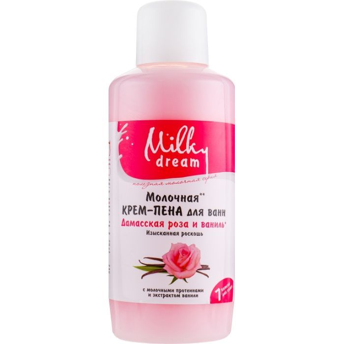 Пена для ванн Milky Dream Дамасская роза и ваниль 1000 мл (4820205300271)