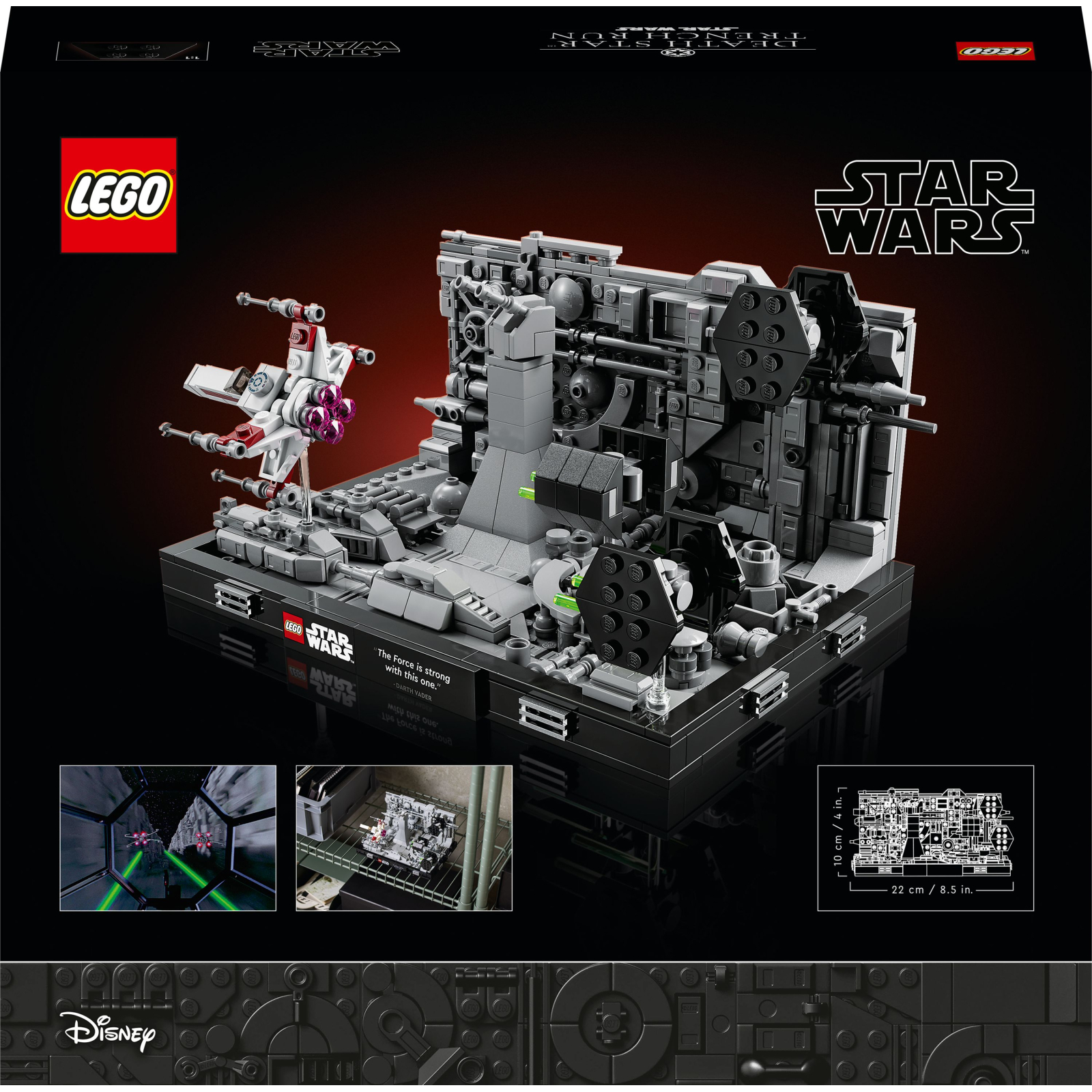 Конструктор LEGO Star Wars Диорама «Полет над Звездой Смерти» 665 деталей (75329) изображение 10