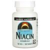 Витамин Source Naturals Ниацин, Витамин В3, 100 мг, Niacin, 100 таблеток (SN0501)