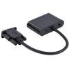 Перехідник Cablexpert VGA to HDMI/VGA+audio 3.5mm (A-VGA-HDMI-02) зображення 2