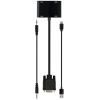 Перехідник Cablexpert VGA to HDMI/VGA+audio 3.5mm (A-VGA-HDMI-02) зображення 3