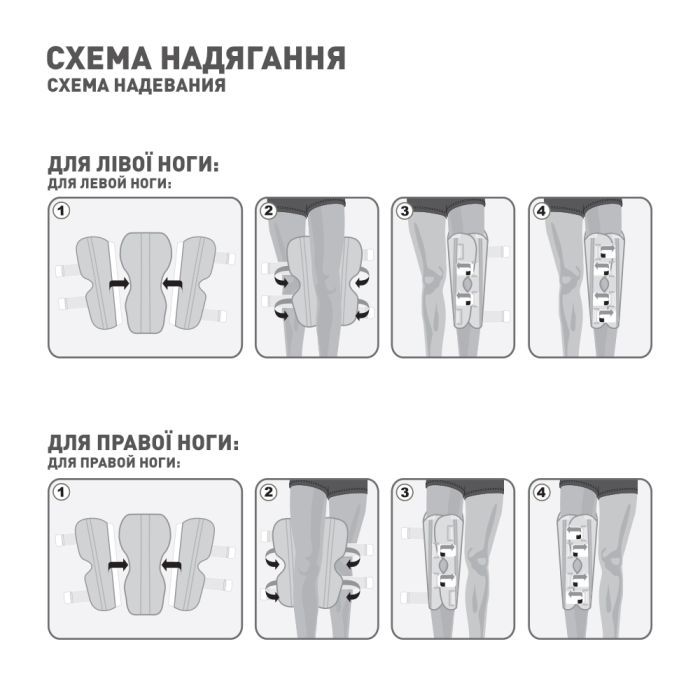 Бандаж MedTextile Бандаж на колін. суглоб з ребр.жорст. з посил.фікс.(Туто (4820137292859) зображення 4