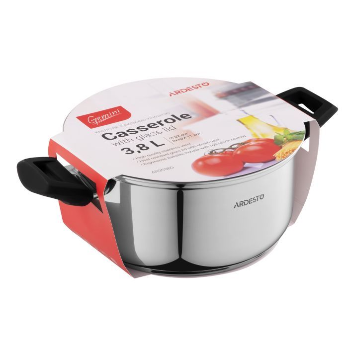 Кастрюля Ardesto Gemini с бакелитовыми ручками 2.0 л (AR3520G) изображение 4