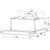 Вытяжка кухонная Minola HTL 6614 BLF 1000 LED изображение 12