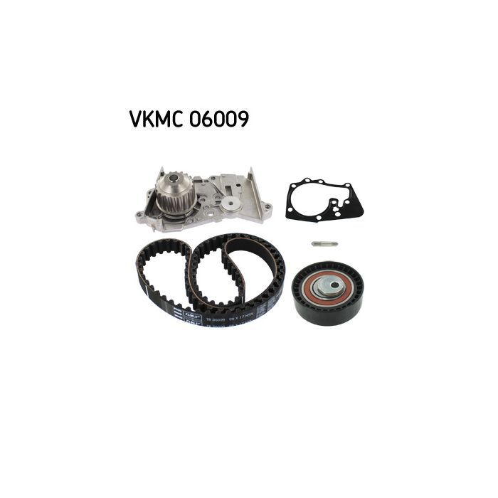 Комплект ременя ГРМ з помпой SKF VKMC 06009