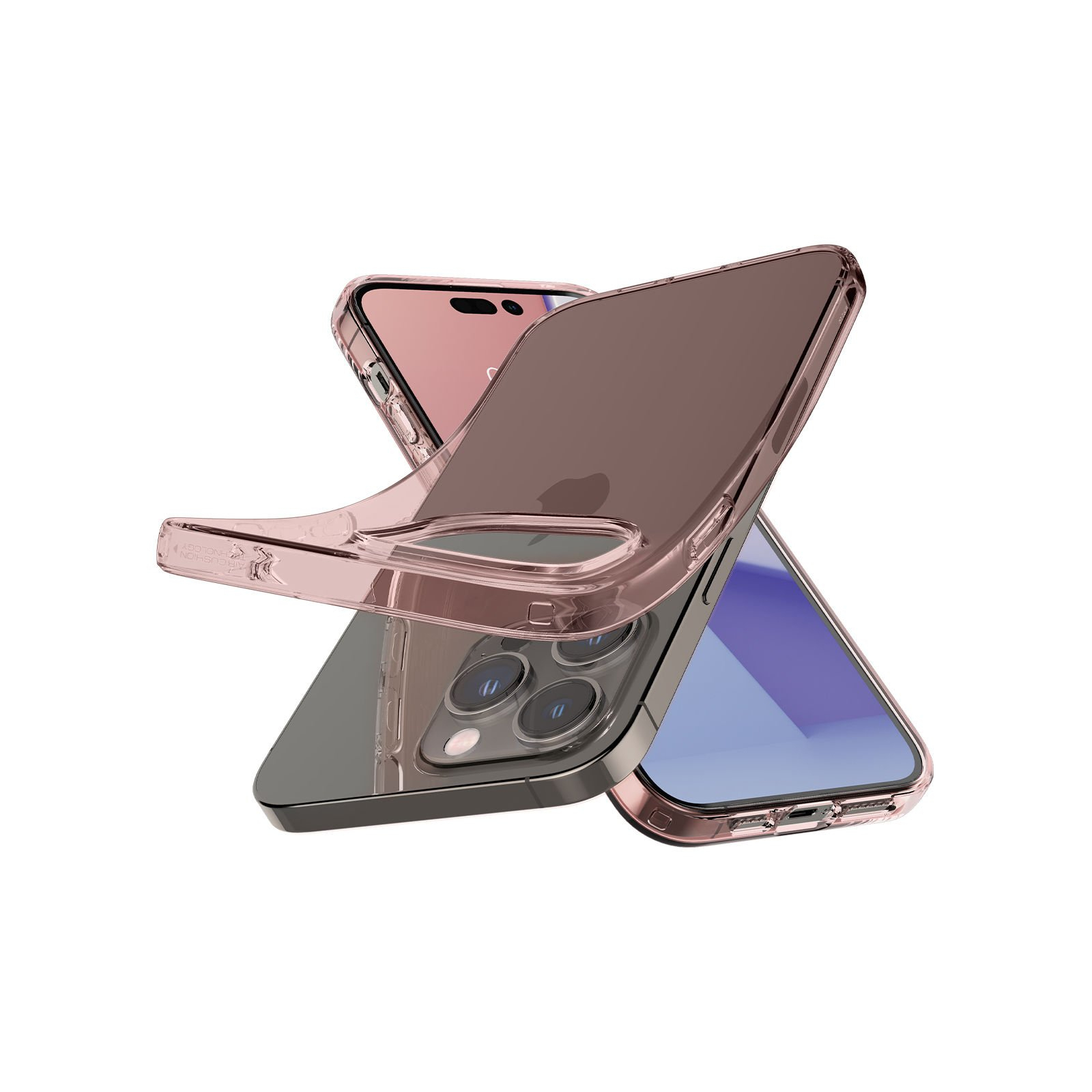 Чохол до мобільного телефона Spigen Apple iPhone 14 Pro Crystal Flex, Crystal Clear (ACS04663) зображення 4