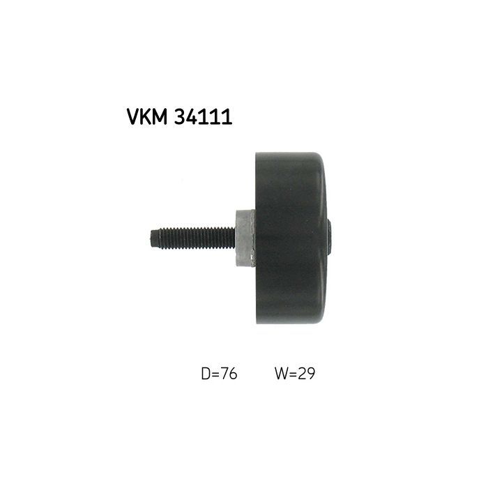 Ролик натягувача ременя SKF VKM 34111 зображення 3