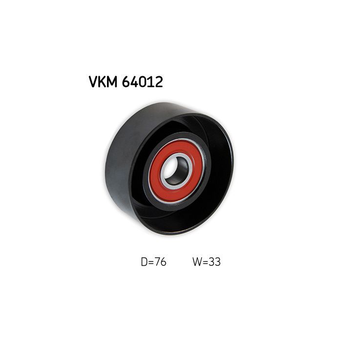 Ролик натягувача ременя SKF VKM 64012 зображення 2