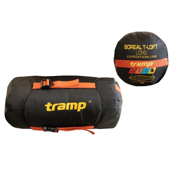 Спальный мешок Tramp Boreal Long Left Orange/Grey (UTRS-061L-L) изображение 12