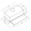 Вытяжка кухонная Borgio TLC (TR) 50 Inox изображение 3