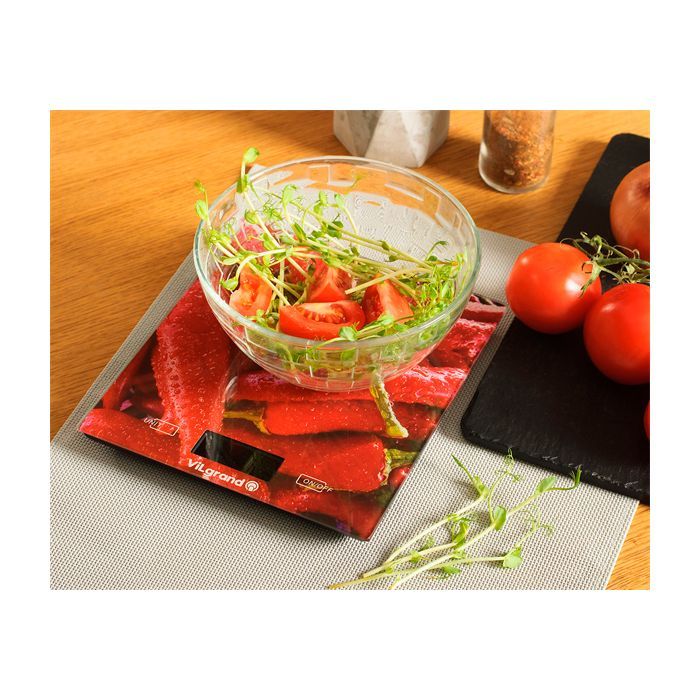 Ваги кухонні Vilgrand VKS-525 Peppers зображення 3