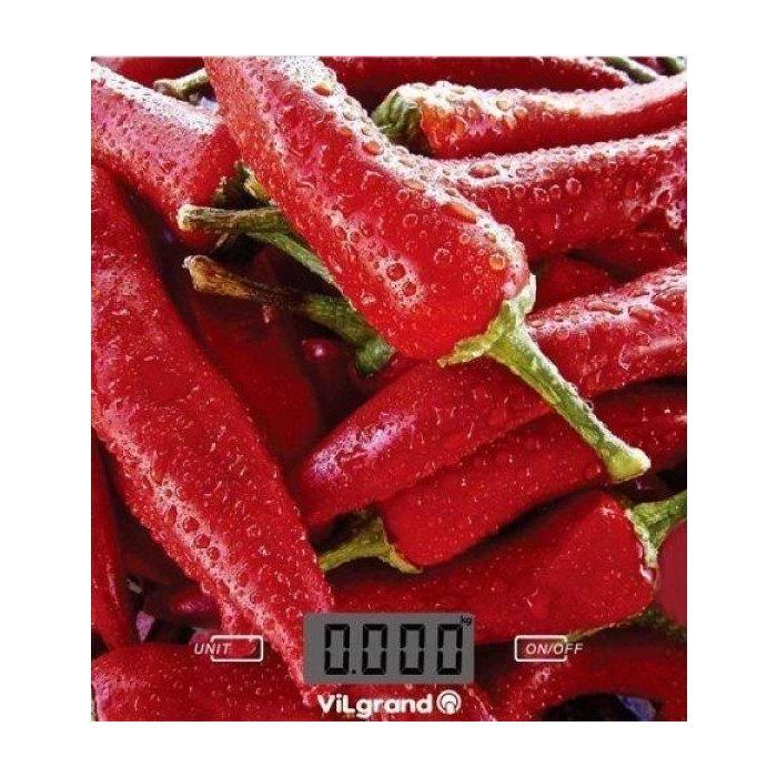 Весы кухонные Vilgrand VKS-525 Peppers изображение 3