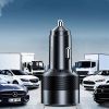 Зарядное устройство Choetech car 2хUSB-C+USB-A 130W QC3.0/PD/PPS black (TC0011-BK) изображение 8