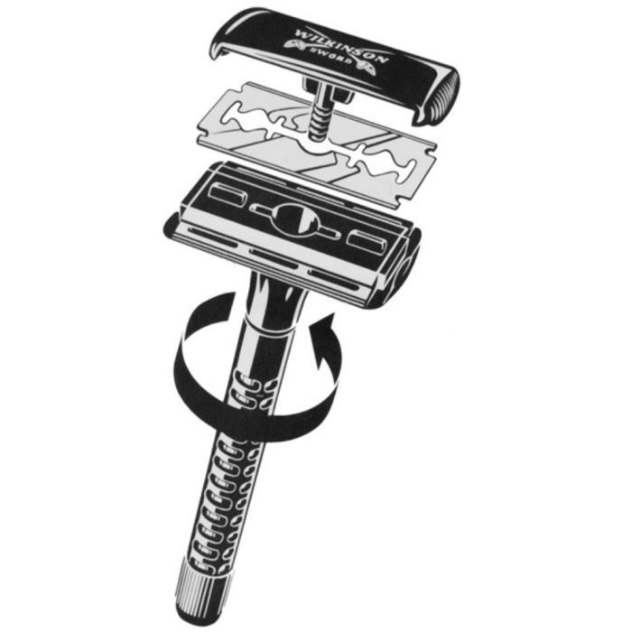 Бритва Wilkinson Sword Classic Double Edge Razor + 5 сменных лезвий (4027800015504) изображение 7
