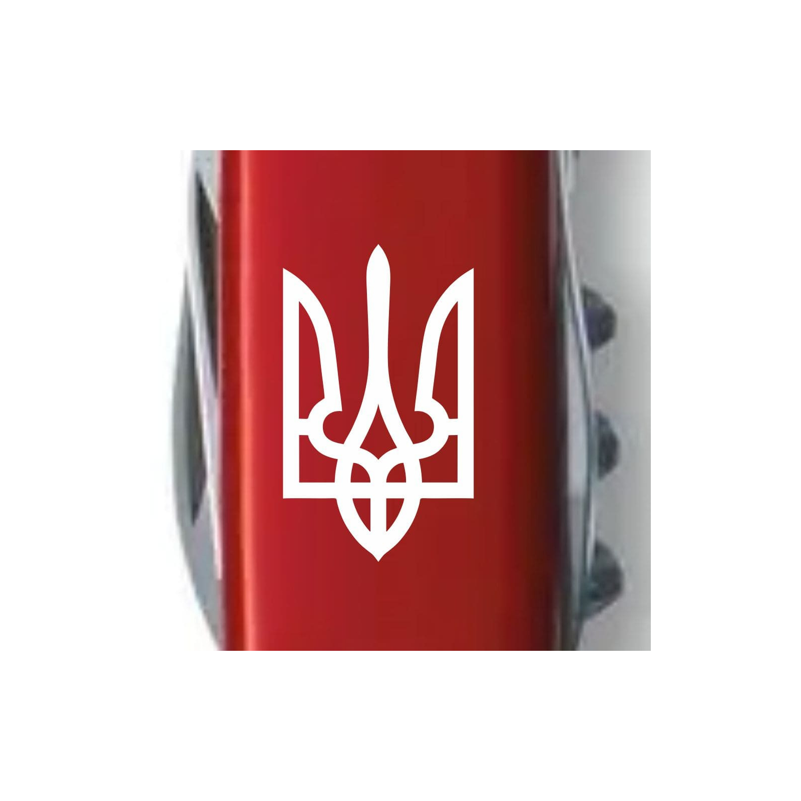 Нож Victorinox Camper Ukraine Red "Тризуб Готичний білий" (1.3613_T0630u) изображение 4