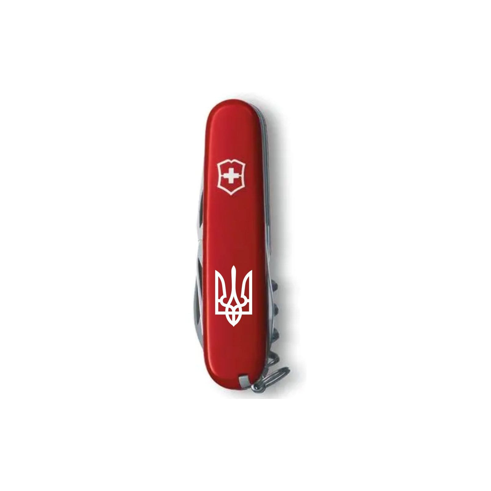 Ніж Victorinox Camper Ukraine Red "Тризуб Готичний білий" (1.3613_T0630u) зображення 5